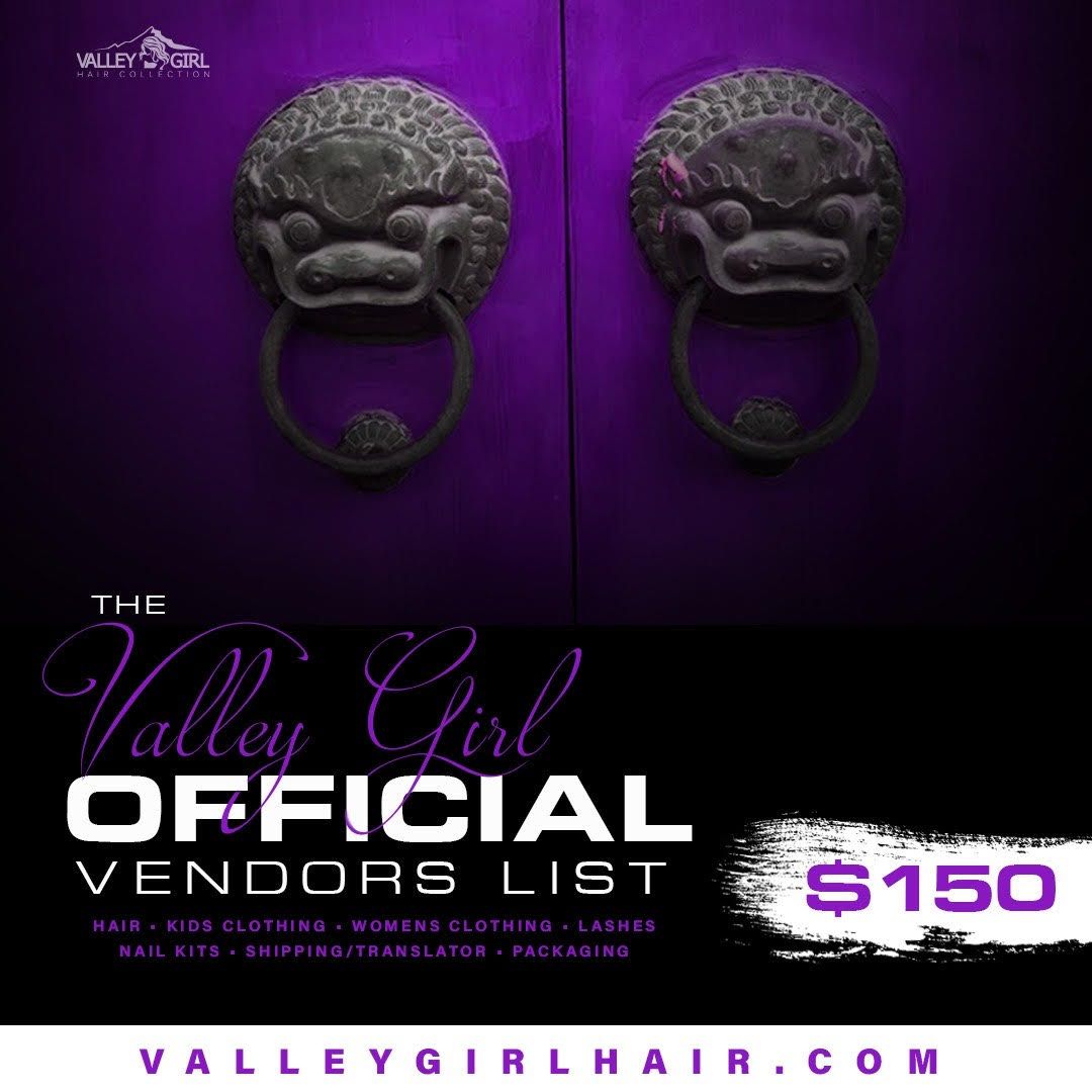 Valley Girl Official Vendors List!!